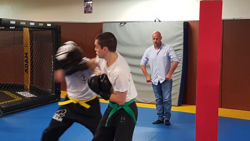 Matthieu en combat Matthieu en combat