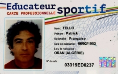 Tello carte educateur sportif